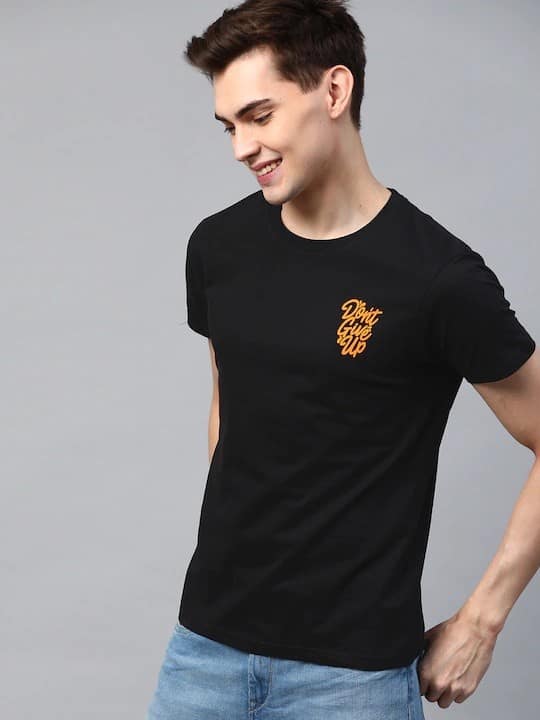 Black Men's t shirts under 300 